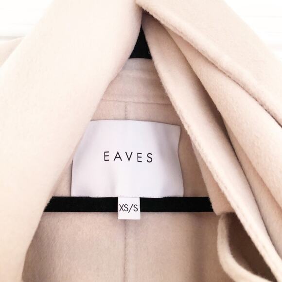 REVOLVE Eaves Bellamy Belted Coat with Scarf in Ivory XS/S - Picture 2 of 5